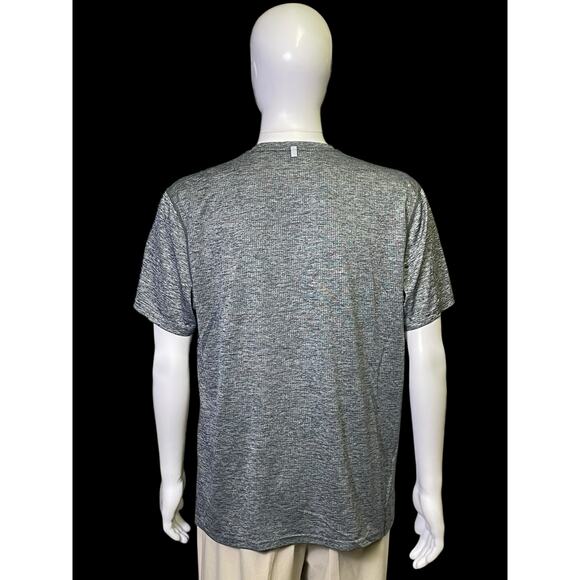 Ideology Gray V-Neck Short Sleeve T-Shirt Men Sz XL - Picture 2 of 7